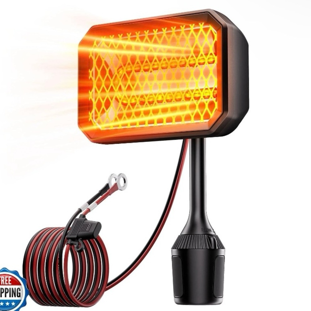 48V Golf Cart Heater - 400W Carbon Fiber, Battery Powered, Quiet, Universal New